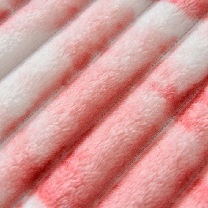 91家纺网 家纺一手货源 找家纺 （总）圣靓 2025新款高克重牛奶绒抽条毛毯