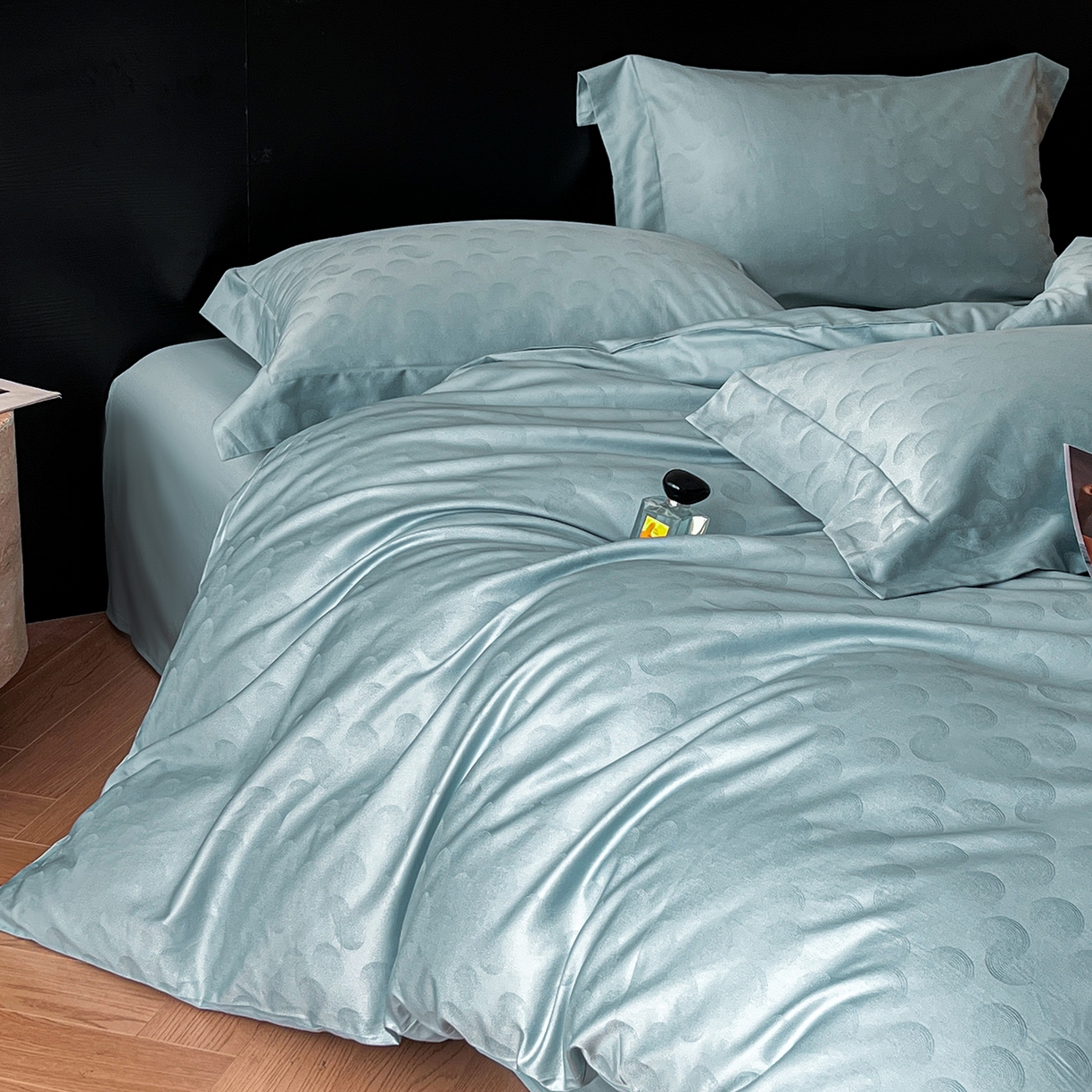 91家纺网 家纺一手货源 找家纺 （总）舒慕家纺 2025新款100支长绒棉提花四件套系列