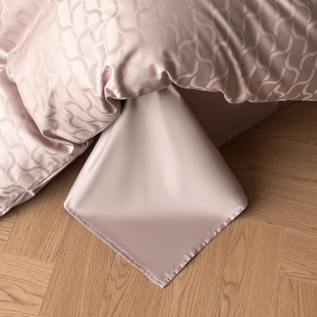 91家纺网 家纺一手货源 找家纺 舒慕家纺 2025新款100支长绒棉提花四件套系列 菲林客