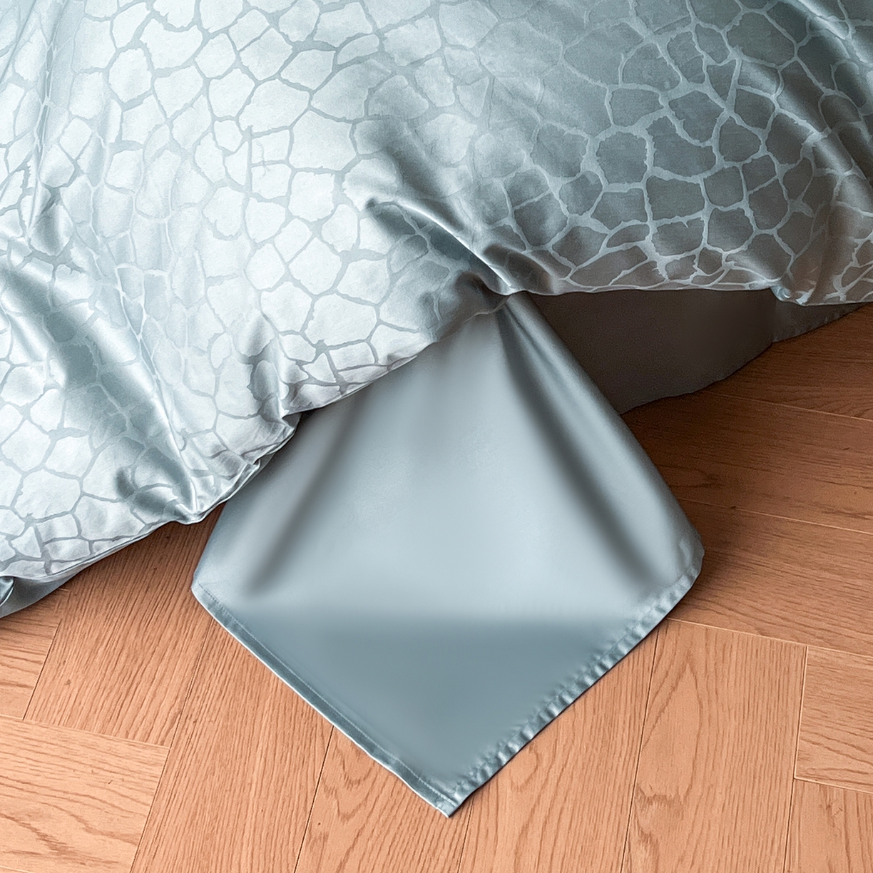 91家纺网 家纺一手货源 找家纺 舒慕家纺 2025新款100支长绒棉提花四件套系列 赫罗