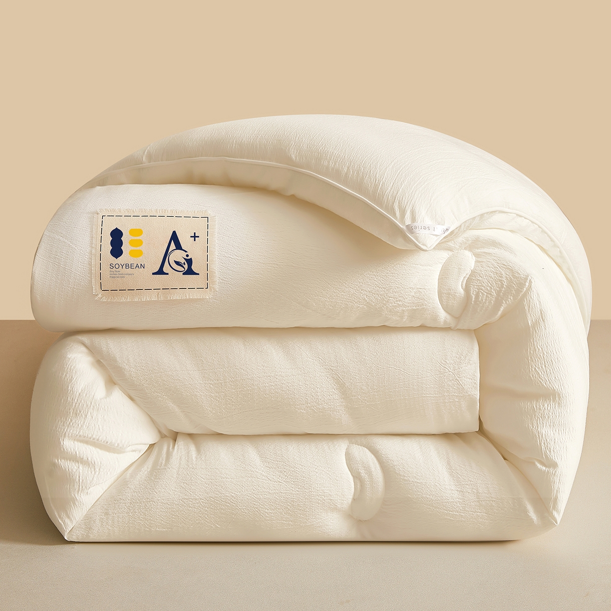 91家纺网 家纺一手货源 找家纺 （总）金喜 2025新款皱皱纱被芯春秋被冬被加厚被子大豆绗缝被子四季被