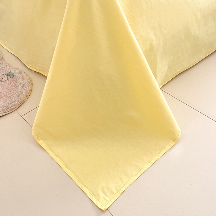 91家纺网 家纺一手货源 找家纺 琪格格  2025新款全棉纯棉大版卡通毛巾绣四件套 小熊生日派对 米白配奶黄