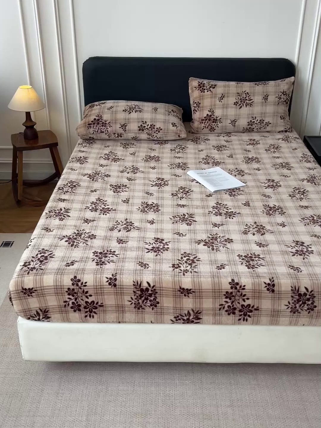 91家纺网 家纺一手货源 找家纺 （总）朵朵家纺 2025新款加厚牛奶绒印花单床笠单品学生宿舍床垫保护套 床笠（床垫保护套可定制尺寸 ）