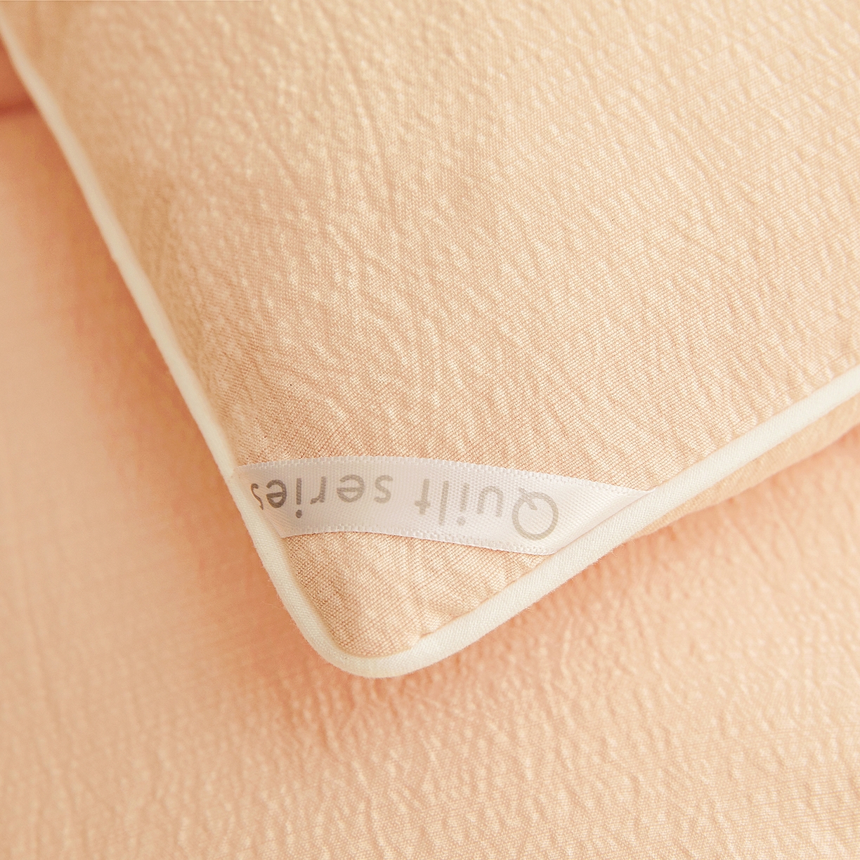 91家纺网 家纺一手货源 找家纺 金喜 2025新款棉麻皱皱纱被芯春秋被冬被加厚被子大豆绗缝被子四季被 雅玉