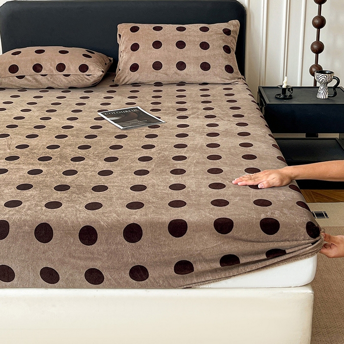 91家纺网 家纺一手货源 找家纺 （总）朵朵家纺 2025新款加厚牛奶绒印花单床笠单品学生宿舍床垫保护套 床笠（床垫保护套可定制尺寸 ）