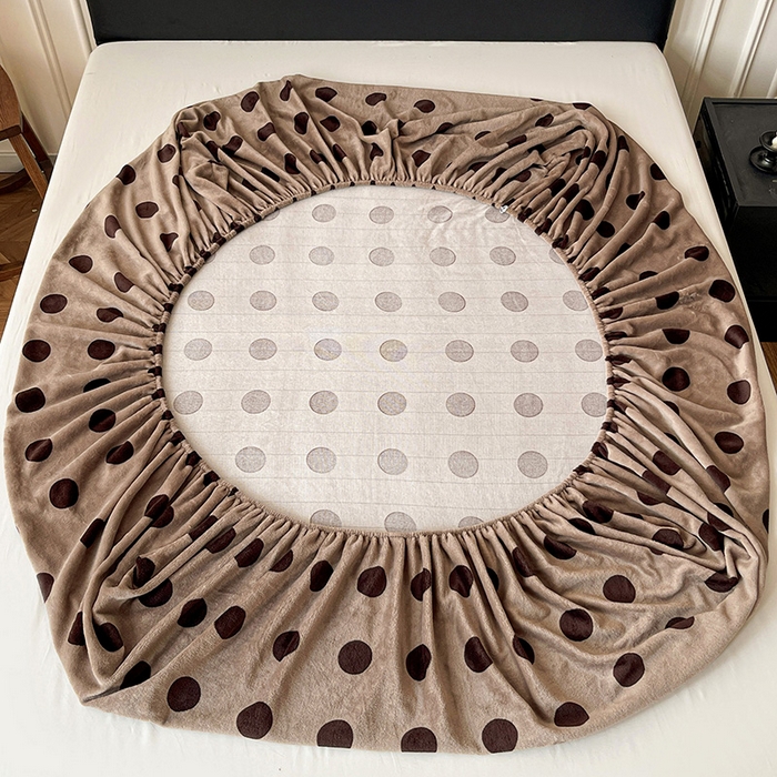 91家纺网 家纺一手货源 找家纺 （总）朵朵家纺 2025新款加厚牛奶绒印花单床笠单品学生宿舍床垫保护套 床笠（床垫保护套可定制尺寸 ）