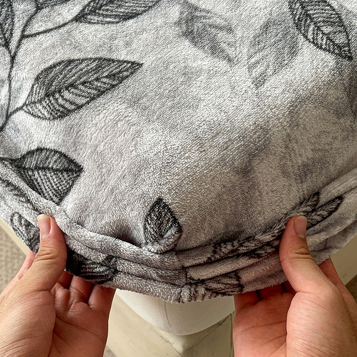 91家纺网 家纺一手货源 找家纺 朵朵家纺 2025新款加厚牛奶绒印花单床笠单品学生宿舍床垫保护套 床笠（床垫保护套可定制尺寸 ） 一叶知秋