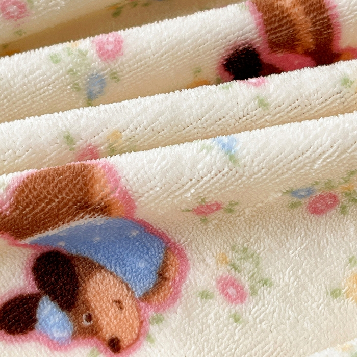 91家纺网 家纺一手货源 找家纺 朵朵家纺 2025新款加厚牛奶绒印花单床笠单品学生宿舍床垫保护套 床笠（床垫保护套可定制尺寸 ） 元气狗