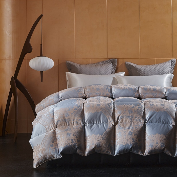 91家纺网 家纺一手货源 找家纺 （总）暖羽屋羽绒馆  2025新款绒子含量95鹅绒被芯 双人羽绒被子 2米春秋被 冬被95白鹅绒被子1.8米床婚庆被芯