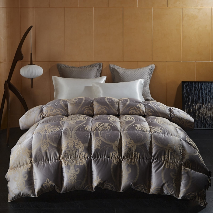 91家纺网 家纺一手货源 找家纺 暖羽屋羽绒馆  2025新款绒子含量95鹅绒被芯 双人羽绒被子 2米春秋被 冬被95白鹅绒被子1.8米床婚庆被芯 H欧罗雅