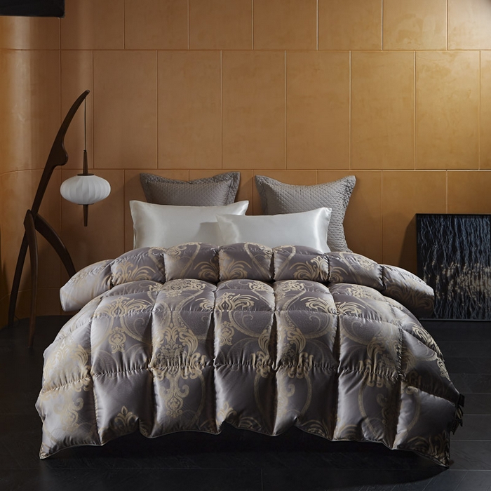 91家纺网 家纺一手货源 找家纺 暖羽屋羽绒馆  2025新款绒子含量95鹅绒被芯 双人羽绒被子 2米春秋被 冬被95白鹅绒被子1.8米床婚庆被芯 H欧罗雅