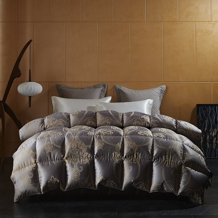 暖羽屋羽绒馆  2025新款绒子含量95鹅绒被芯 双人羽绒被子 2米春秋被 冬被95白鹅绒被子1.8米床婚庆被芯 H欧罗雅