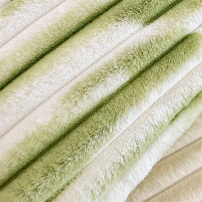 91家纺网 家纺一手货源 找家纺 梦舒羽 2025新款兔毛绒双人枕套牛奶绒加长法兰绒枕芯套法莱绒枕头套-抽条 兔毛绒抽条-梦幻果绿