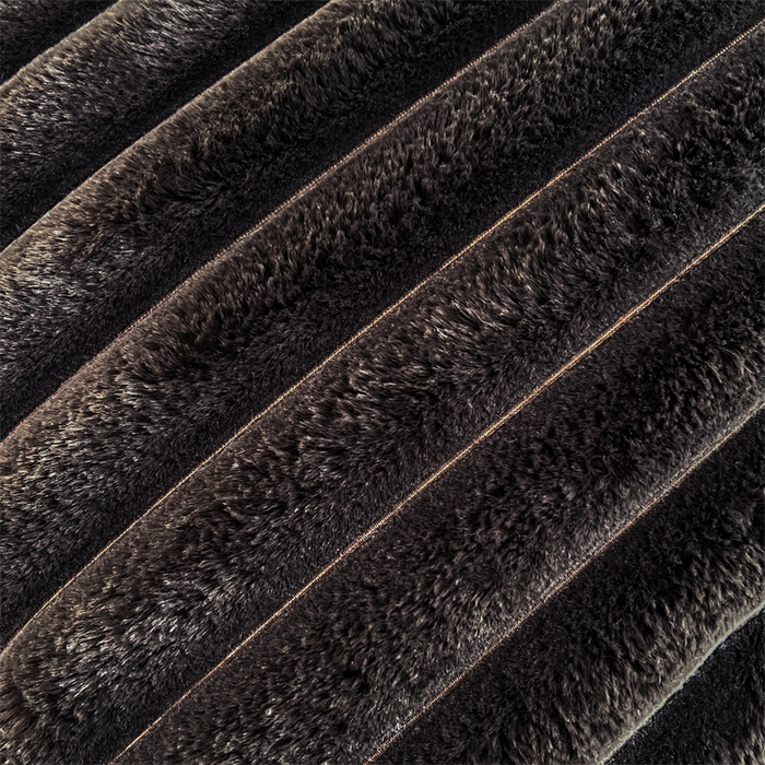 91家纺网 家纺一手货源 找家纺 梦舒羽 2025新款兔毛绒双人枕套牛奶绒加长法兰绒枕芯套法莱绒枕头套-抽条 兔毛绒抽条-咖啡色