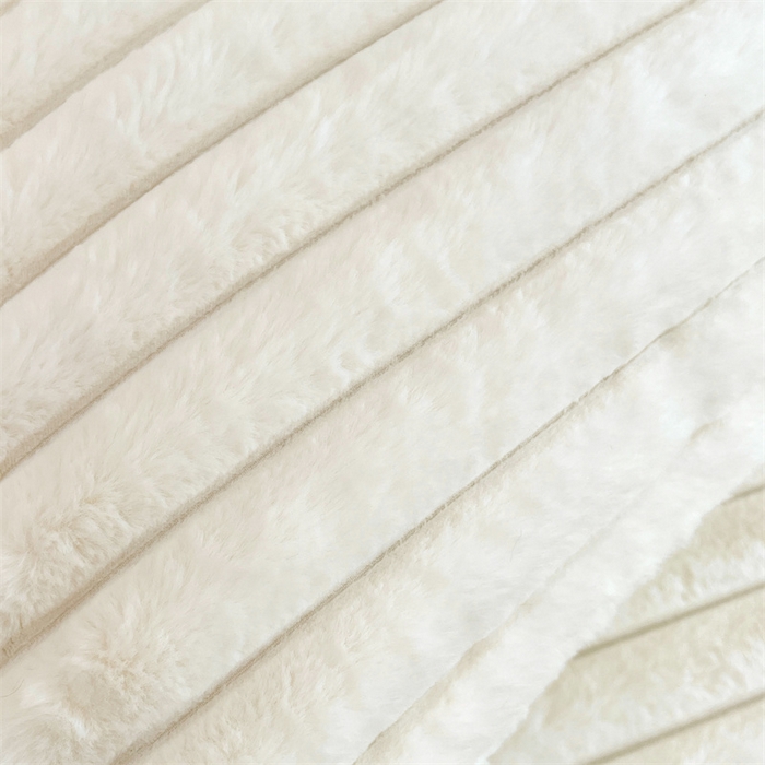 91家纺网 家纺一手货源 找家纺 梦舒羽 2025新款兔毛绒双人枕套牛奶绒加长法兰绒枕芯套法莱绒枕头套-抽条 兔毛绒抽条-晨曦白