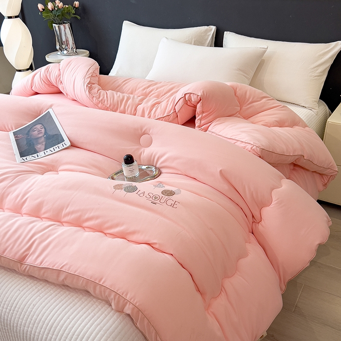 91家纺网 家纺一手货源 找家纺 丽莱美家纺 2025新款牛奶棉新疆羽丝绵被被子被芯-云柔系列 云柔-玉