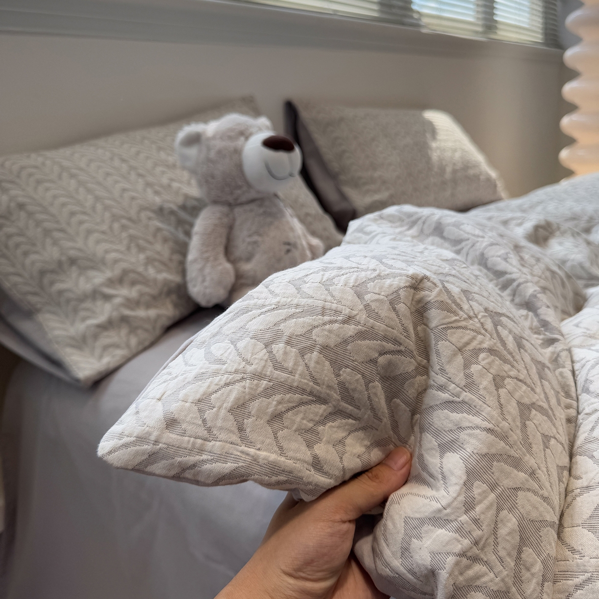 （总）慕尚家纺 2025新款全棉空气立体提花磨毛四件套