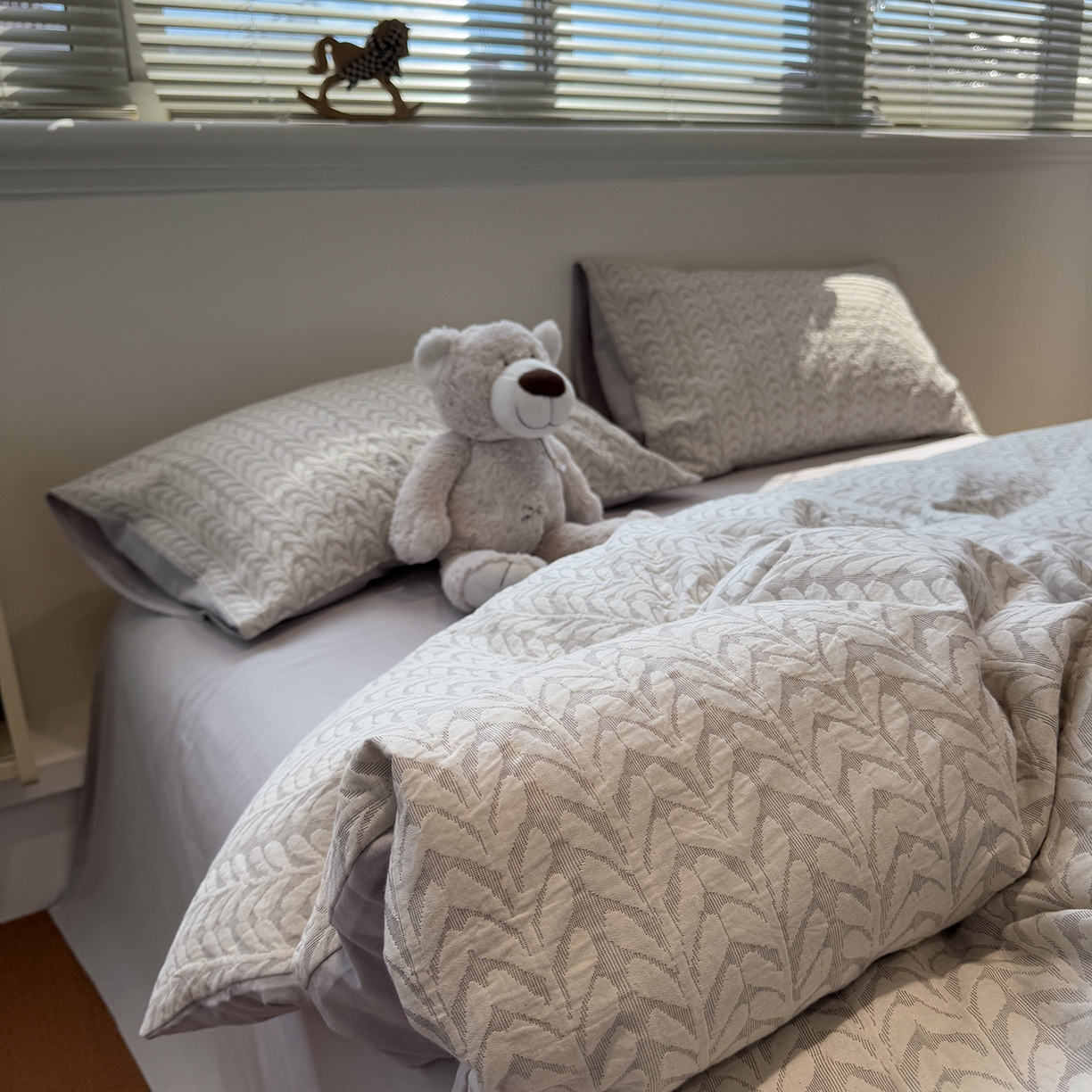 91家纺网 家纺一手货源 找家纺 （总）慕尚家纺 2025新款全棉空气立体提花磨毛四件套