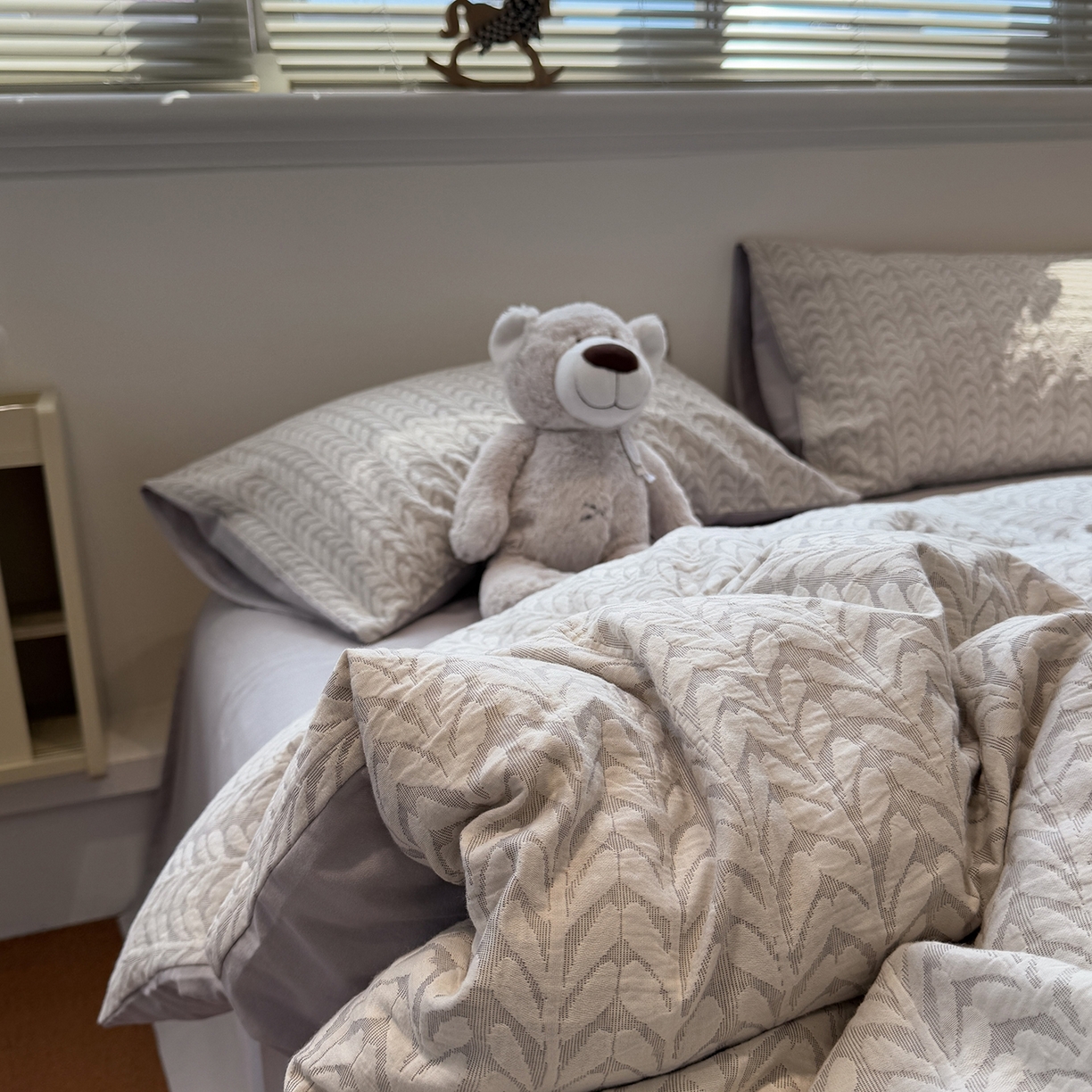 91家纺网 家纺一手货源 找家纺 （总）慕尚家纺 2025新款全棉空气立体提花磨毛四件套