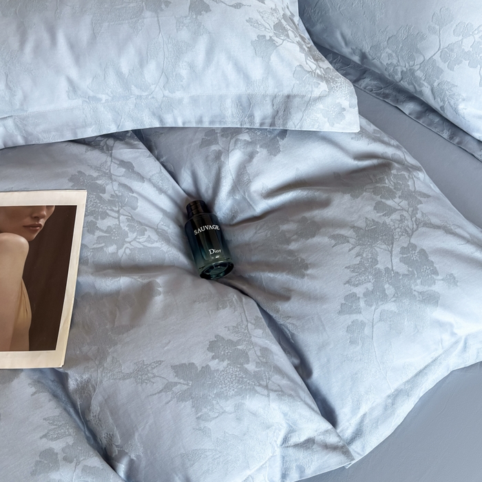 91家纺网 家纺一手货源 找家纺 （总）魅都2025秋冬 全棉厚织长绒棉磨毛立体浮雕提花四件套全棉四件套微风知晓