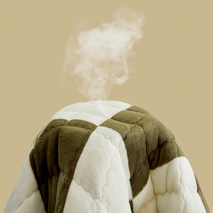 91家纺网 家纺一手货源 找家纺 澳梵家居 2025新款无印风牛奶绒夹棉床笠 组合图