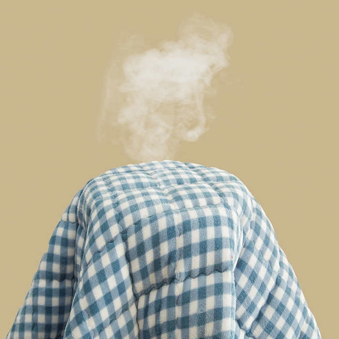 91家纺网 家纺一手货源 找家纺 澳梵家居 2025新款无印风牛奶绒夹棉床笠 组合图