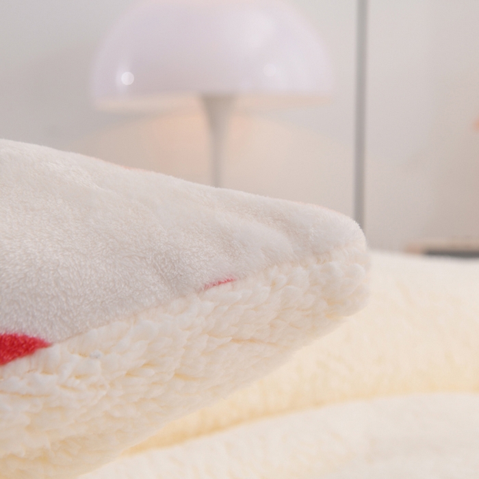 91家纺网 家纺一手货源 找家纺 圣楚家纺 2025秋冬新款亲肤舒适暖心羊羔绒牛奶绒AB面冬被被子被芯 繁花