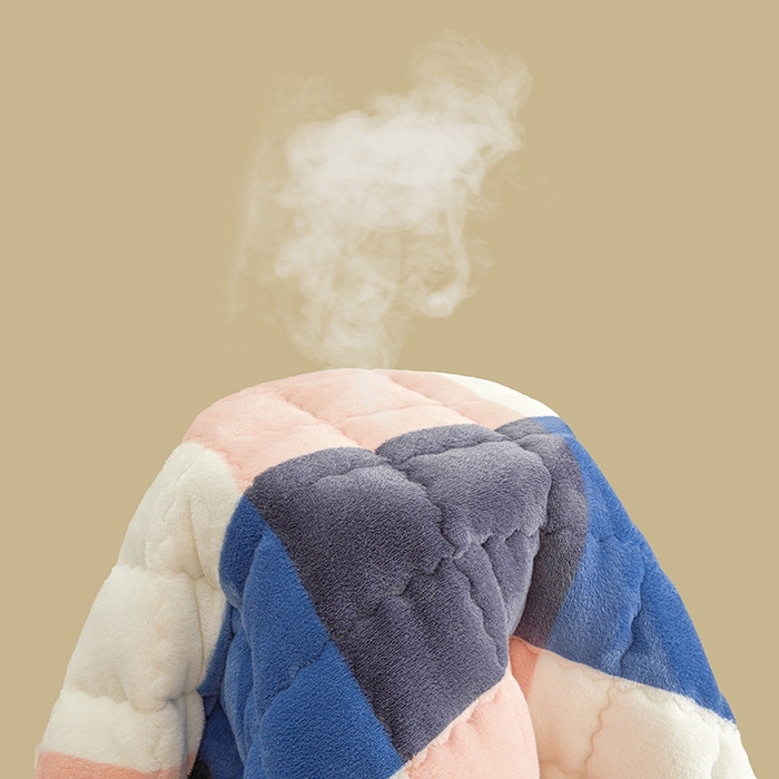 91家纺网 家纺一手货源 找家纺 （总）澳梵家居 2025新款无印风牛奶绒夹棉床护垫