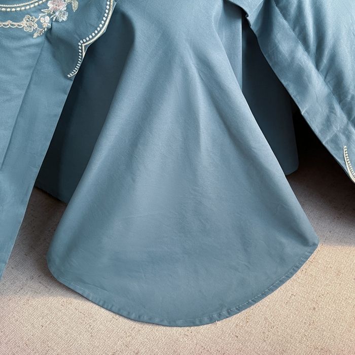 91家纺网 家纺一手货源 找家纺 （总）博纳家纺 2025新款纯棉磨毛绣花四件套--花丽影系列