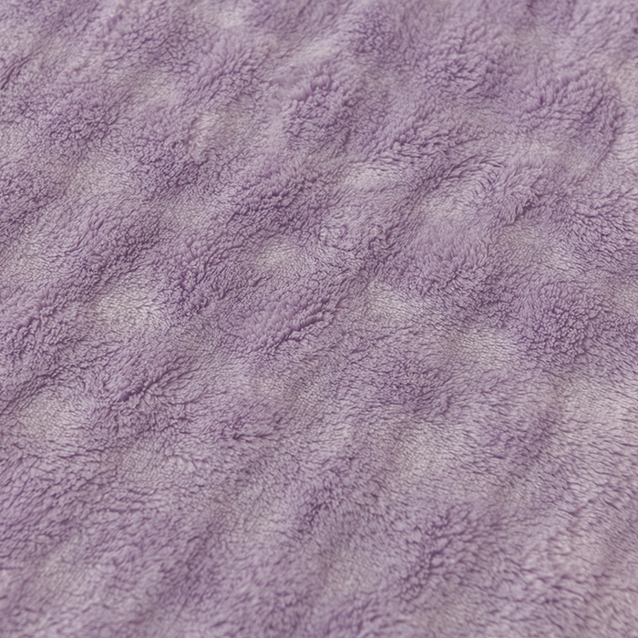 91家纺网 家纺一手货源 找家纺 青竹苑 2025新款兔毛绒多功能盖毯毛毯 简梦-芋紫