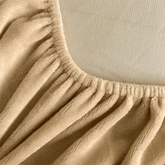 91家纺网 家纺一手货源 找家纺 （总）名兮家居 2025新款高克重加厚纯色牛奶绒床笠床单