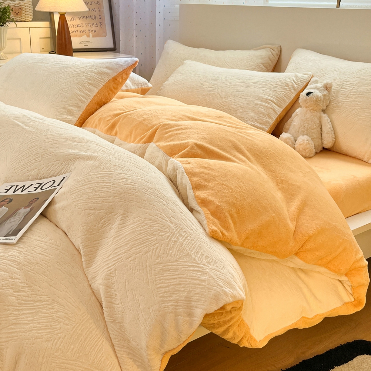 91家纺网 家纺一手货源 找家纺 （总）如一 2025新款3D雕花牛奶绒四件套第三批