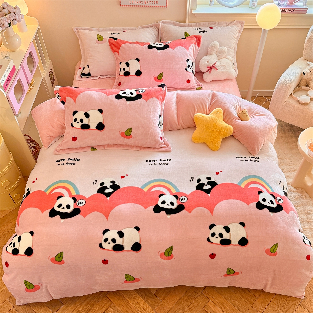 91家纺网 家纺一手货源 找家纺 （总）名兮家居 2025秋冬新款加厚高克重牛奶绒单被套