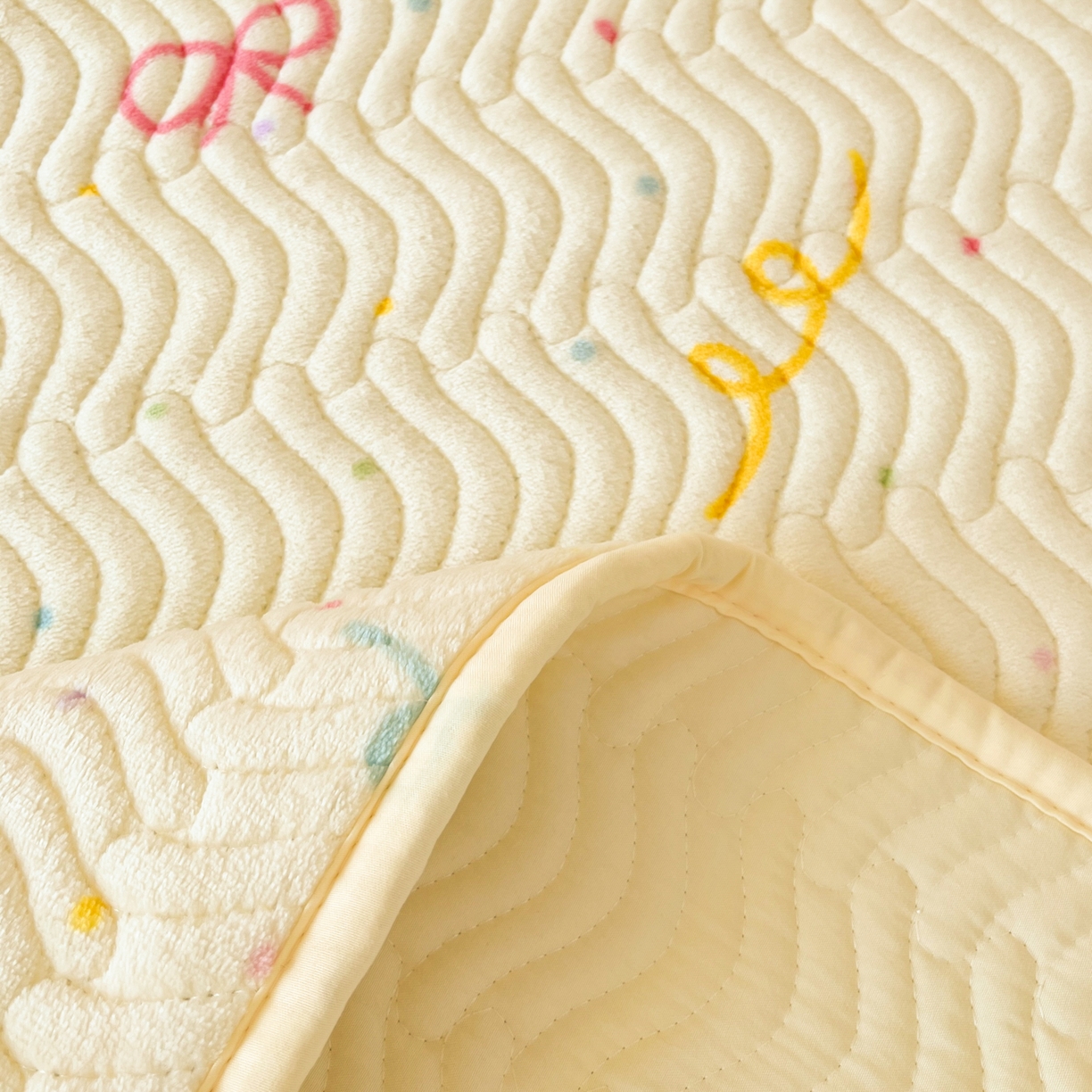 91家纺网 家纺一手货源 找家纺 蓝极人 2025新款牛奶绒印花床盖四季通用 床盖-星彩梦