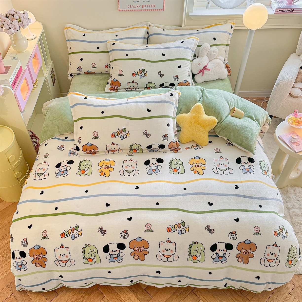 91家纺网 家纺一手货源 找家纺 （总）名兮家居 2025秋冬新款加厚高克重牛奶绒单被套