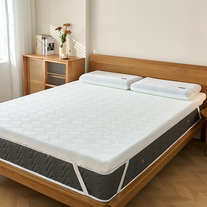 91家纺网 家纺一手货源 找家纺 锦丝钰床垫 2025新款Tanka双芯记忆棉床垫 Tanka白色