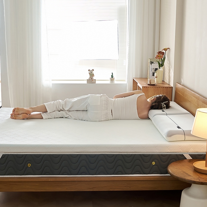 91家纺网 家纺一手货源 找家纺 锦丝钰床垫 2025新款Tanka双芯记忆棉床垫 Tanka白色