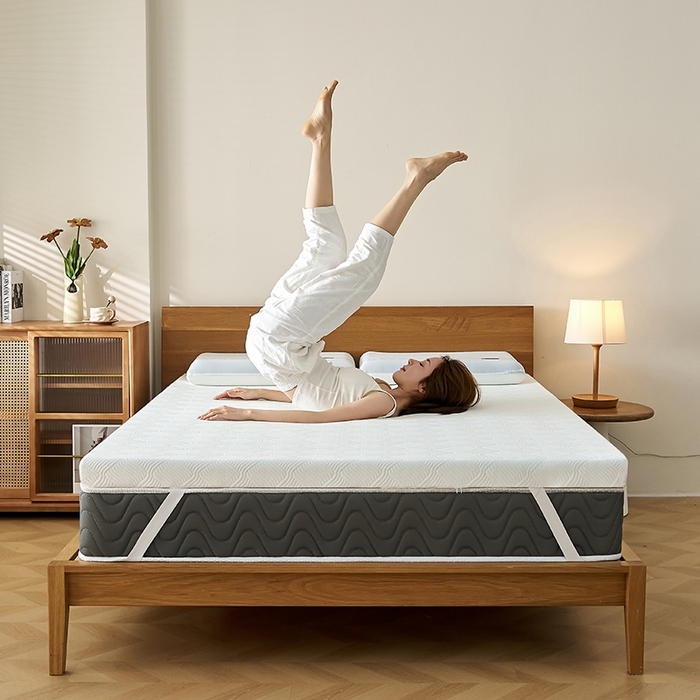 91家纺网 家纺一手货源 找家纺 锦丝钰床垫 2025新款Tanka双芯记忆棉床垫 Tanka白色