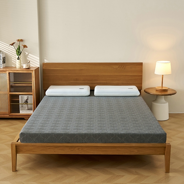 91家纺网 家纺一手货源 找家纺 锦丝钰床垫 2025新款Tanka双芯记忆棉床垫 Tanka灰色