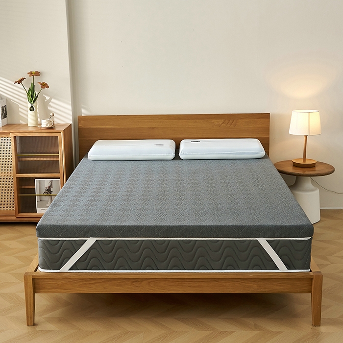 91家纺网 家纺一手货源 找家纺 锦丝钰床垫 2025新款Tanka双芯记忆棉床垫 Tanka灰色