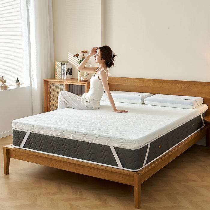 91家纺网 家纺一手货源 找家纺 锦丝钰床垫 2025新款Tanka双芯记忆棉床垫 Tanka白色