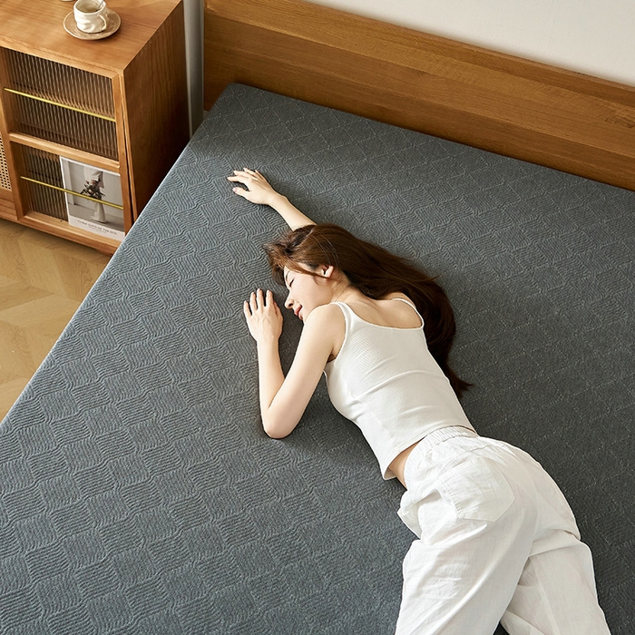 91家纺网 家纺一手货源 找家纺 锦丝钰床垫 2025新款Tanka双芯记忆棉床垫 Tanka灰色