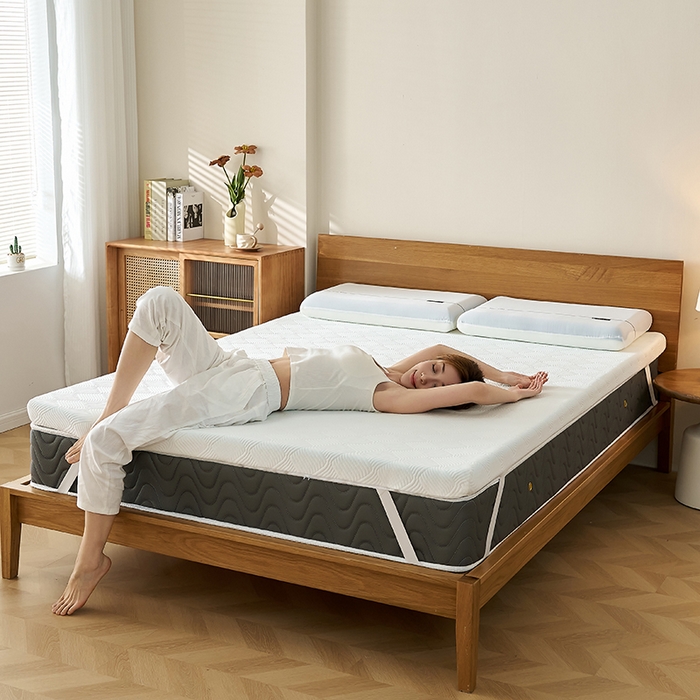 91家纺网 家纺一手货源 找家纺 锦丝钰床垫 2025新款Tanka双芯记忆棉床垫 Tanka白色