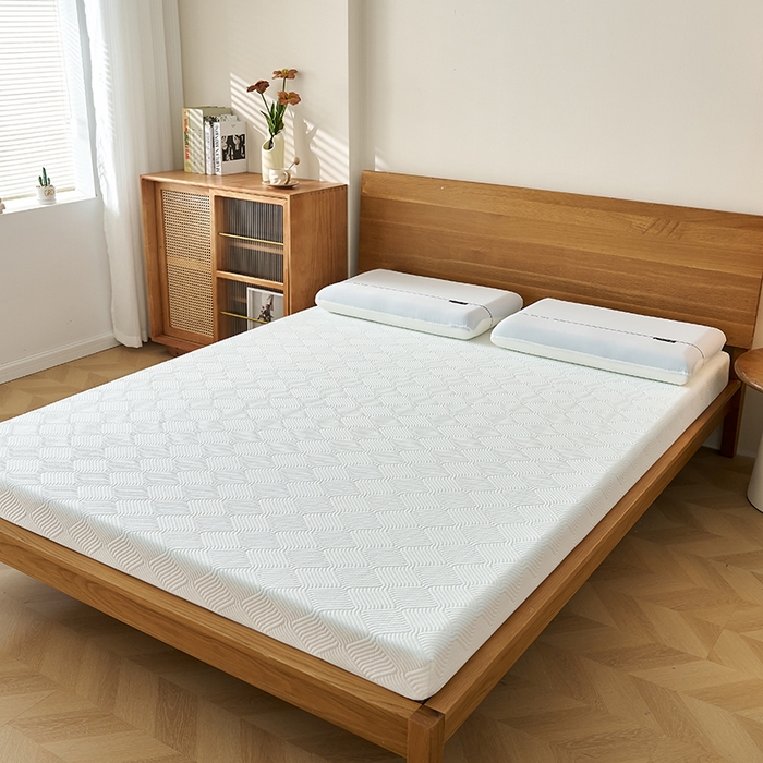 91家纺网 家纺一手货源 找家纺 锦丝钰床垫 2025新款Tanka双芯记忆棉床垫 Tanka白色