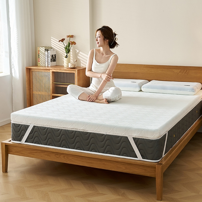 91家纺网 家纺一手货源 找家纺 锦丝钰床垫 2025新款Tanka双芯记忆棉床垫 Tanka白色