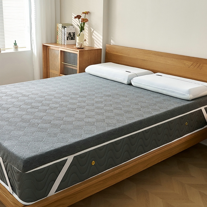 91家纺网 家纺一手货源 找家纺 锦丝钰床垫 2025新款Tanka双芯记忆棉床垫 Tanka灰色