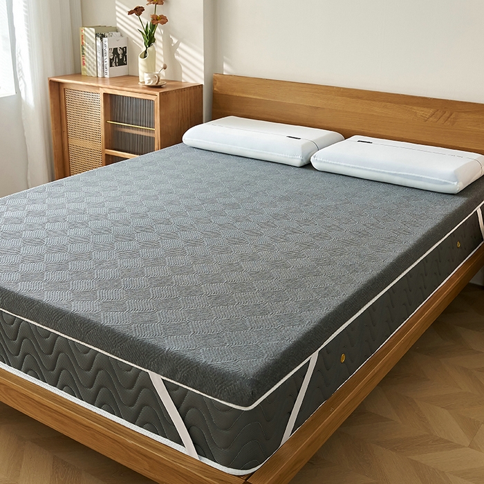 91家纺网 家纺一手货源 找家纺 锦丝钰床垫 2025新款Tanka双芯记忆棉床垫 Tanka灰色