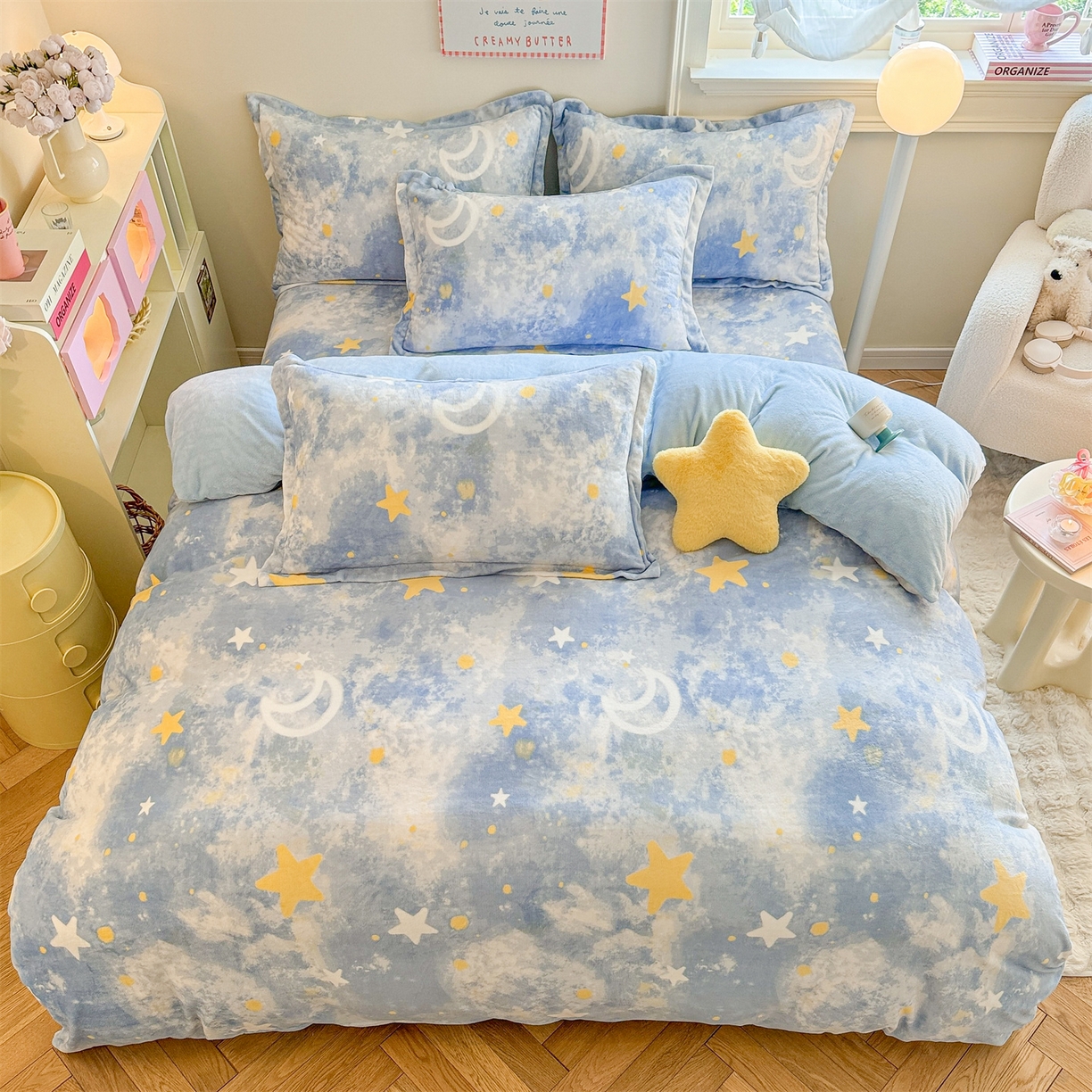 91家纺网 家纺一手货源 找家纺 （总）名兮家居 2025秋冬新款加厚高克重牛奶绒单被套