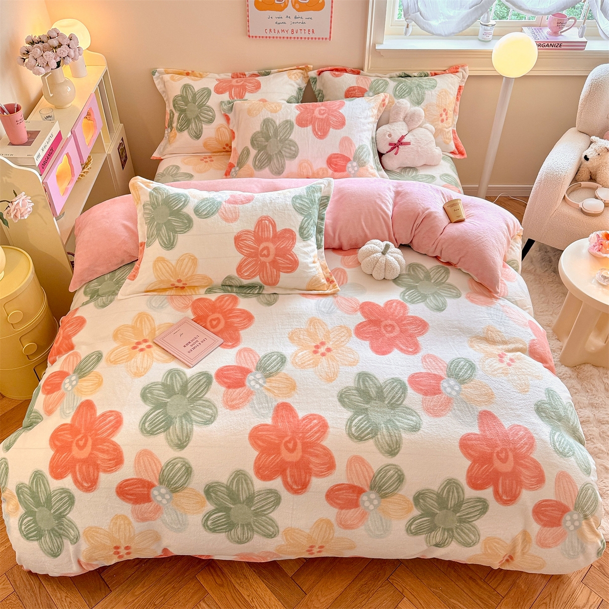 91家纺网 家纺一手货源 找家纺 （总）名兮家居 2025秋冬新款加厚高克重牛奶绒单被套