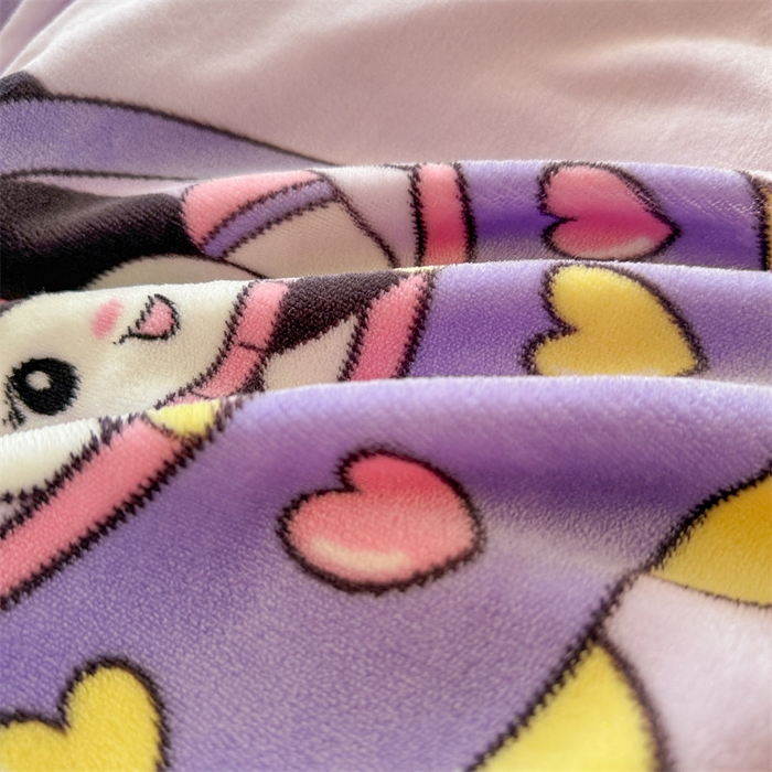 91家纺网 家纺一手货源 找家纺 名兮家居 2025秋冬新款加厚高克重牛奶绒单被套 淘气喵